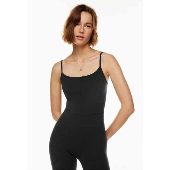 Aritzia Wilfred Women's Black Divinity Kick Flare Jumpsuit Size XS - Picture 4 of 16
